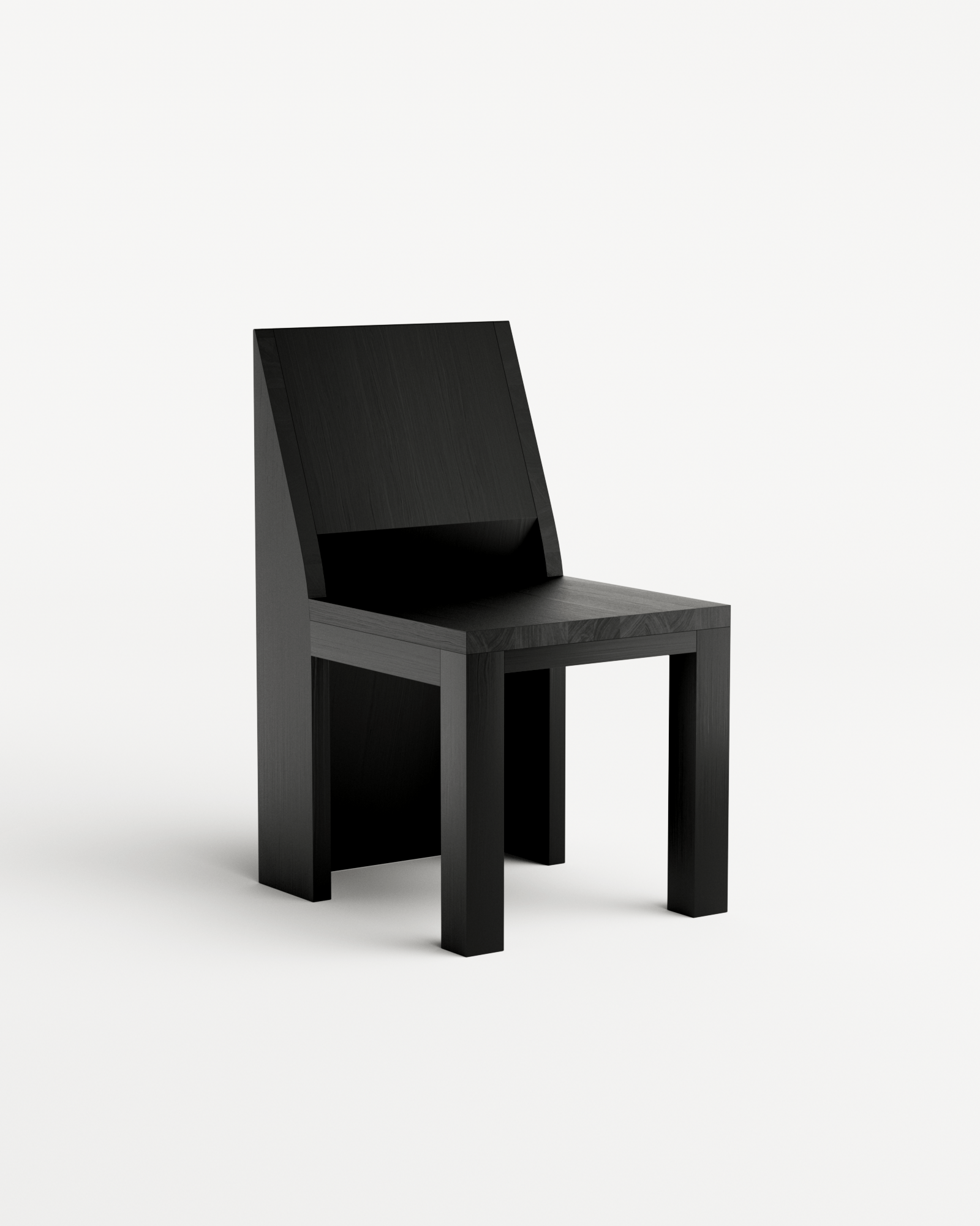 Kursi Chair Black by Sizar Alexis for Monde Singulier