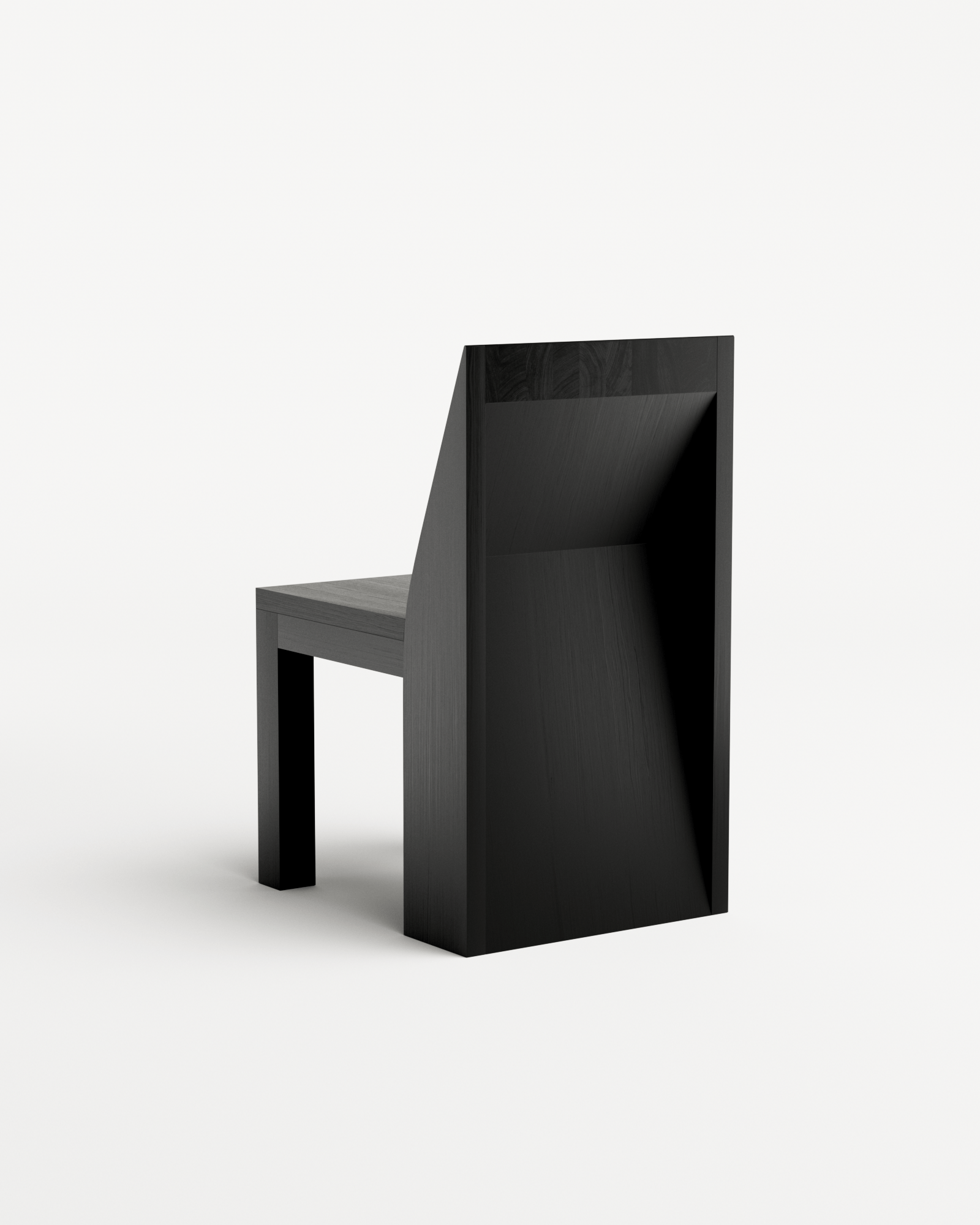 Kursi Chair Black by Sizar Alexis for Monde Singulier