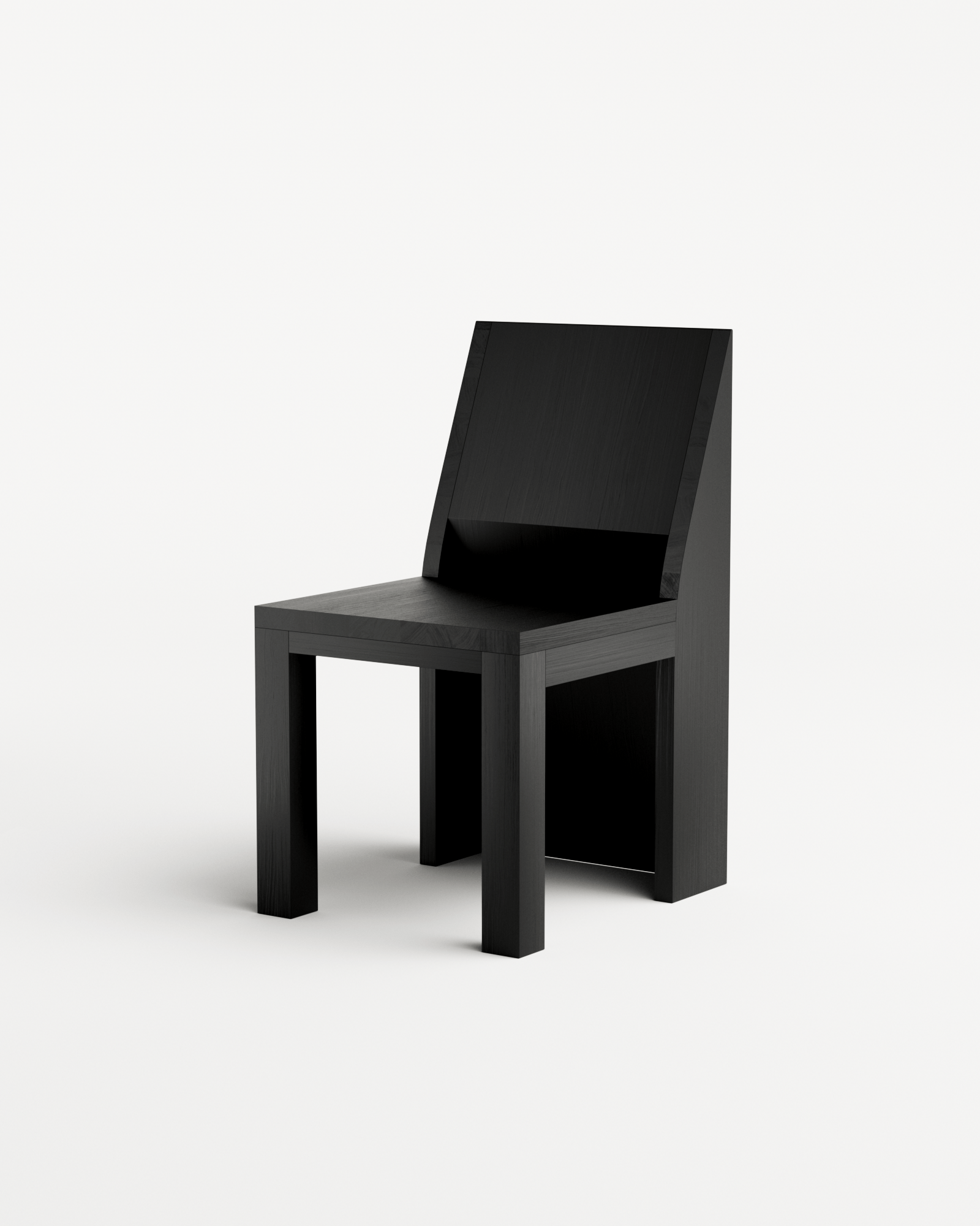 Kursi Chair Black by Sizar Alexis for Monde Singulier