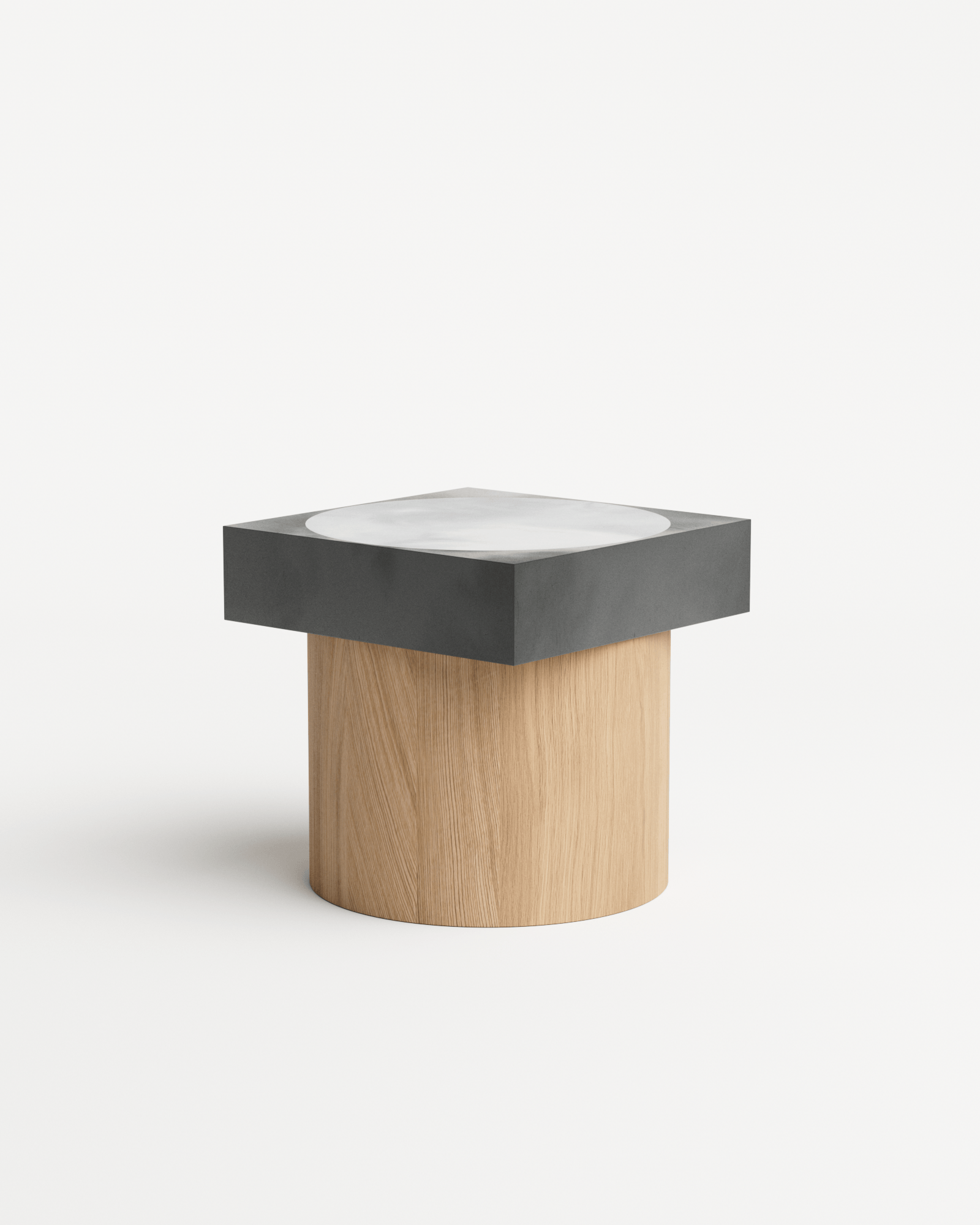 Slab Side Table - Dark, Slab, Benni Allan