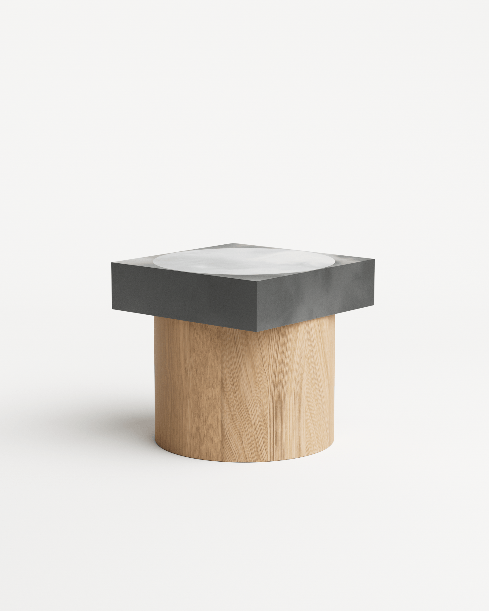 Slab Side Table - Dark, Slab, Benni Allan