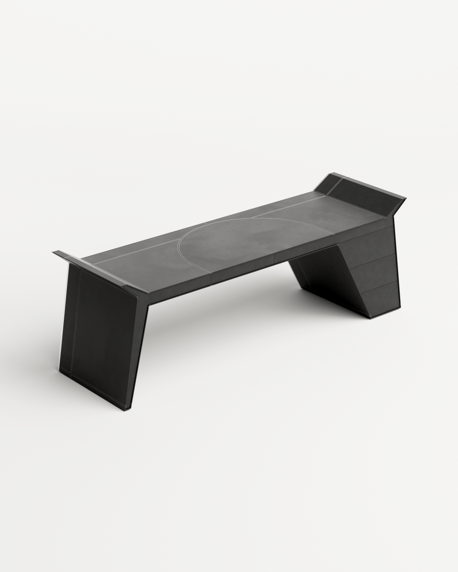 Desk, Stamp by Christophe Perichon, Monde Singulier