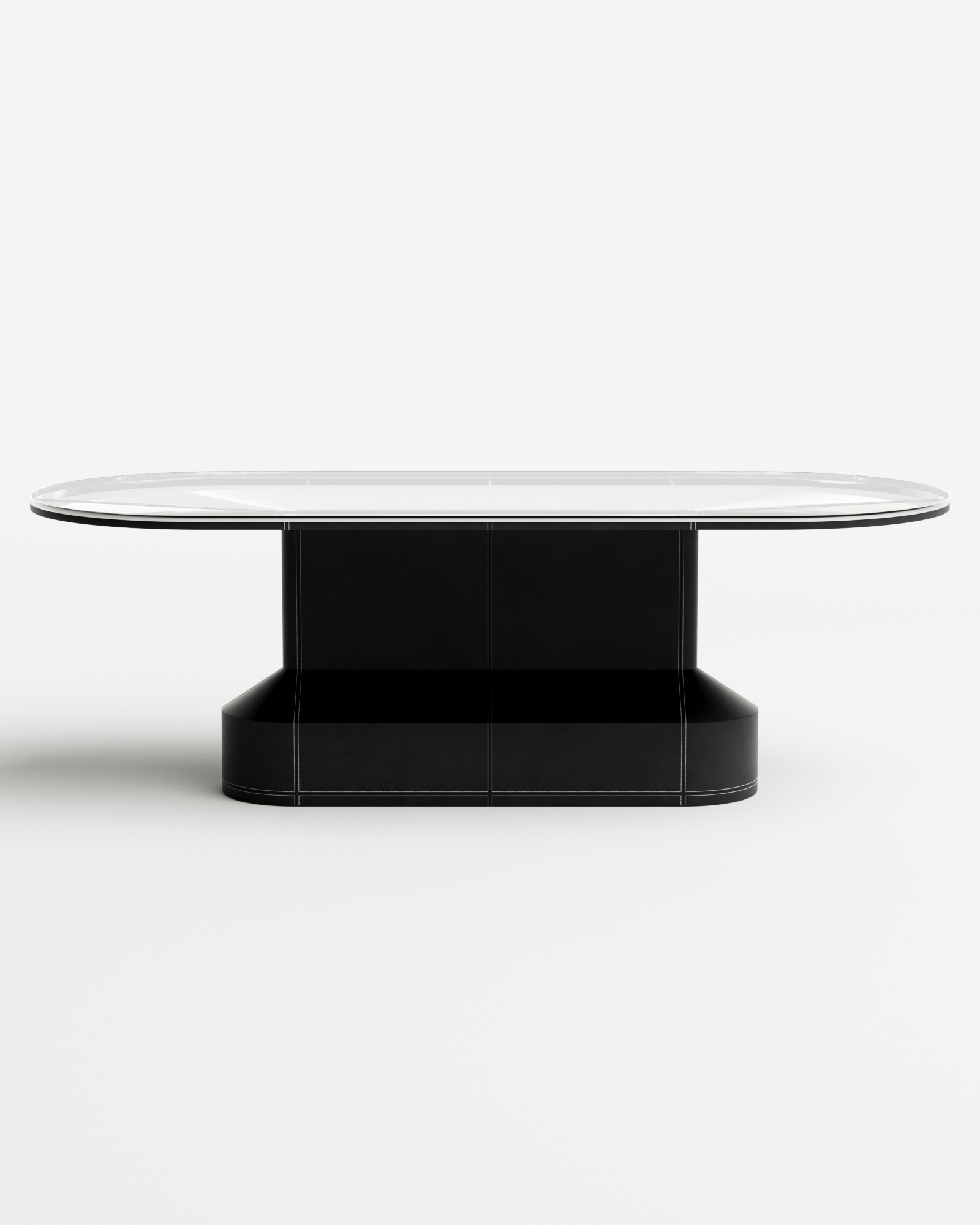 Oval Dining Table, Stamp by Christophe Perichon, Monde Singulier