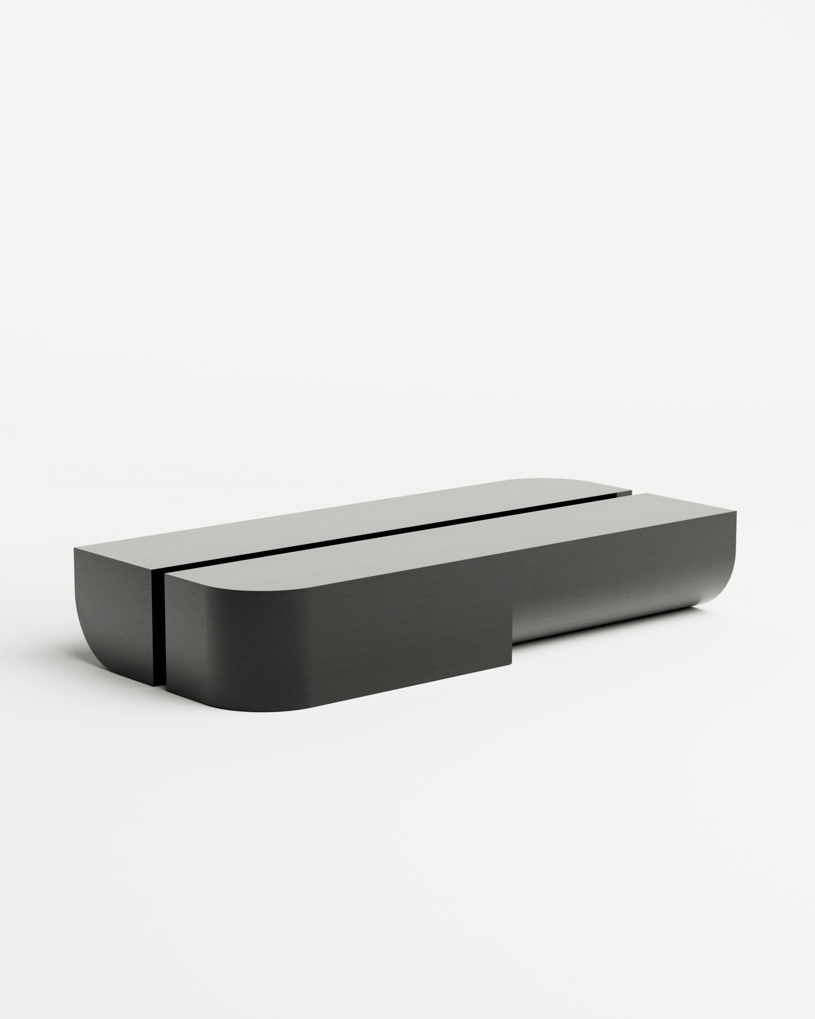 Undum Coffee Table - Black, Undum and Bevel, Hadge 